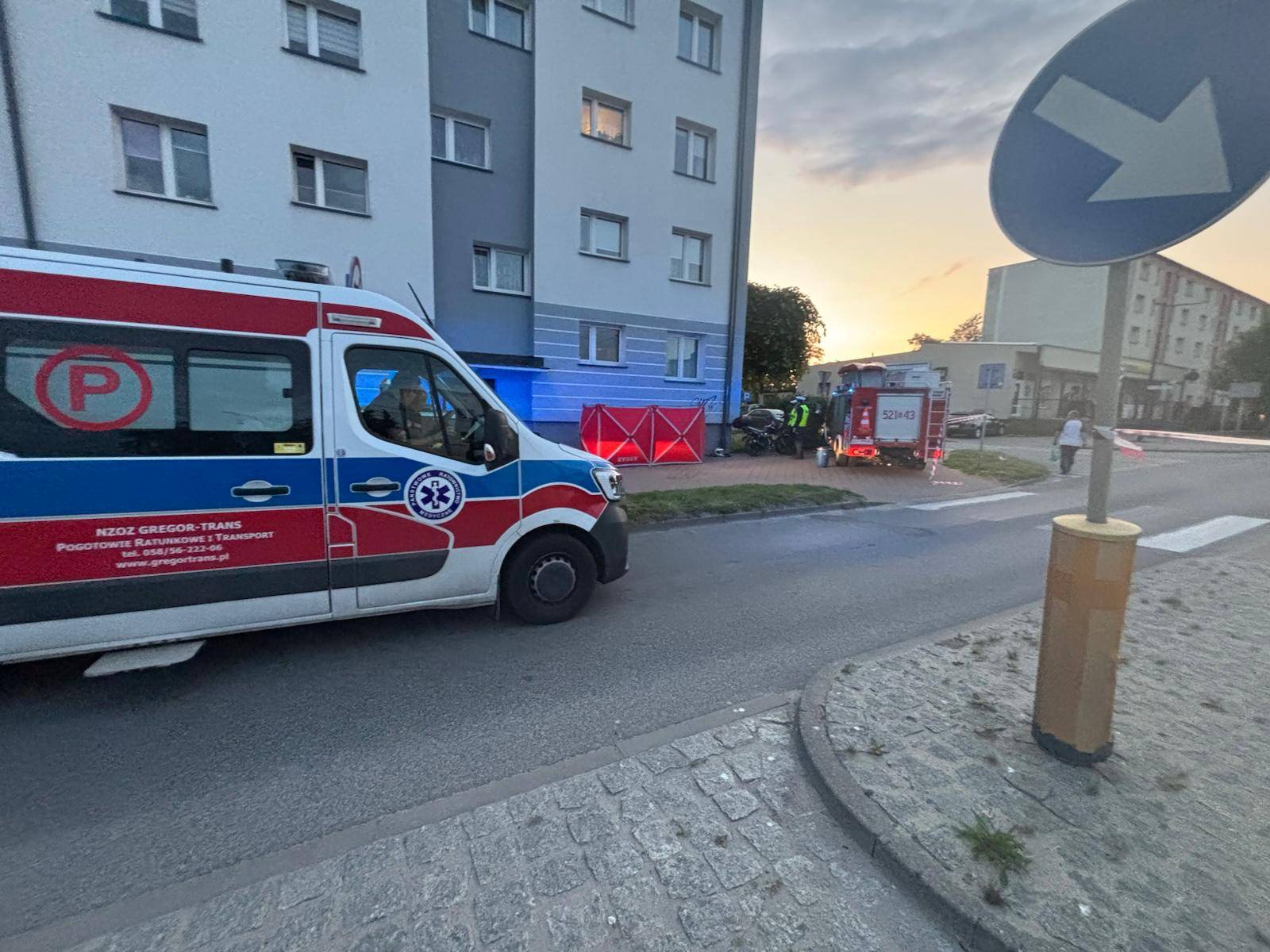 śmiertelny wypadek w Starogardzie Gdańskim